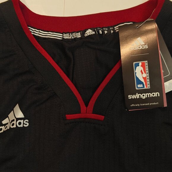 NWT Vintage Adidas Dwyane Wade Miami Heat Jersey Men's Size S Small 2015 Retro - Picture 7 of 15